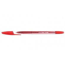 Ручка шариковая Ice Pen, корпус прозрачный, стержень красный