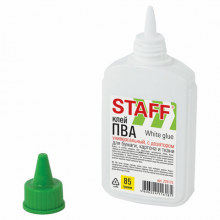 Клей ПВА STAFF EVERYDAY, 85 г, с дозатором