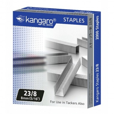 Скобы для степлера "Kangaro", №23/8, 2000 шт.