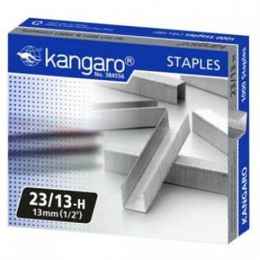 Скобы для степлера "Kangaro", №23/13, 1000 шт.