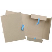 Папка картонная для бумаг «Дело» на 4-х завязках ширина корешка 90 мм