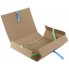 Папка картонная со скоросшивателем на 4-х завязках, А4, ширина корешка 70 мм, плотность 620 г/м², серая
