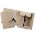 Папка картонная на 4-х завязках «Дело», А4, плотность 620 г/м², ширина корешка 120 мм, серая