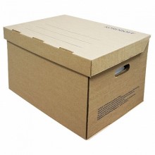 Архивный бокс KOROBOFF 450х340х295 мм, бурый 