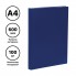 Папка пластиковая на 100 файлов СТАММ А4, 30мм, 600мкм, пластик, синяя