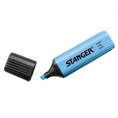 Маркер-текстовыделитель Stanger, синий