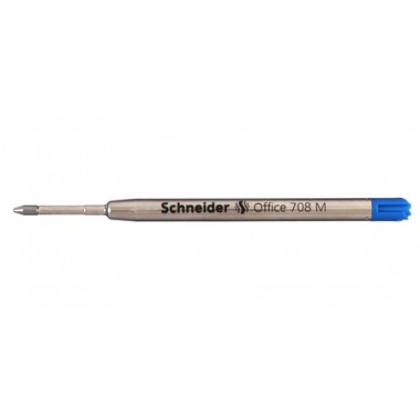 Стержень объемный для шариковых автоматических ручек Schneider, тип 708 М, 98 мм, синий