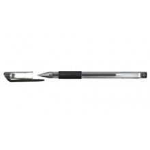 Ручка гелевая Economix, корпус прозрачный, стержень черный