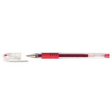 Ручка гелевая Pilot G-1 Grip, стержень красный