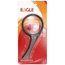 Лупа офисная Eagle, диаметр 70 мм, увеличение в 2 раза, черная