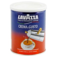 Кофе натуральный молотый Lavazza Crema e Gusto, 250 г, сильнообжаренный
