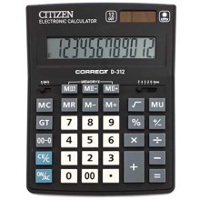 Калькулятор 12-разрядный Citizen СDB-1201, серый