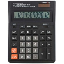 Калькулятор 12-разрядный Citizen SDC-444S, черный
