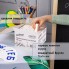 Мел белый квадратный 100 штук, ЮНЛАНДИЯ (Алгем), картонная упаковка