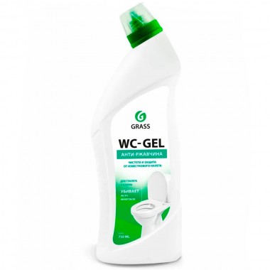 Средство для мытья туалетных и ванных комнат Grass WC-Gel, 750 мл
