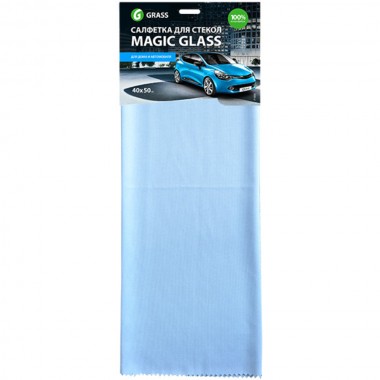 Салфетка из микрофибры для окон и стекла Magic Glass 40 × 50 см, ассорти (цена за 1 шт.)
