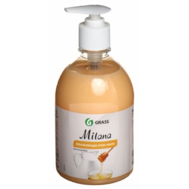 Крем-мыло жидкое Milana, 500 мл, увлажняющее, «Молоко и мед»