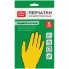 Перчатки резиновые хозяйственные OfficeClean универсальные, размер S, желтые