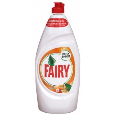 Средство для мытья посуды Fairy, 900 мл, «Апельсин»