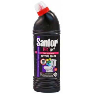 Средство для чистки Sanfor, 750 г, Special Black, без хлора
