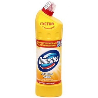 Средство для мытья сантехники Domestos, 1000 мл, «Лимонная свежесть»